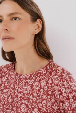 Camisa de caixa de botões