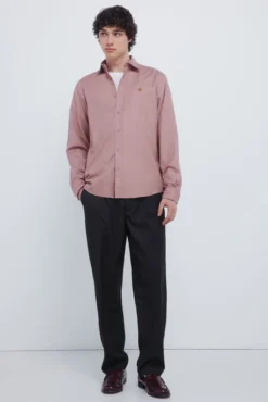 Camisa de flanela com cotoveleiras