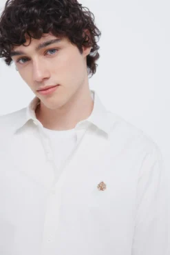 Camisa de flanela com cotoveleiras