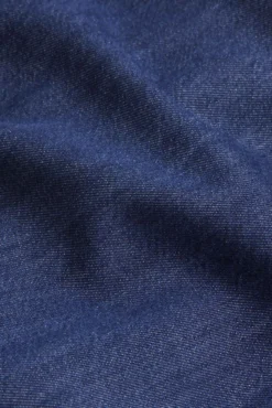 Camisa de ganga de manga comprida.
