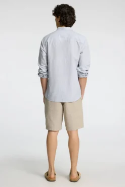 Camisa de linho de manga comprida