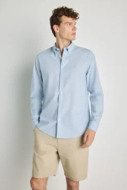 Camisa de manga comprida estruturada