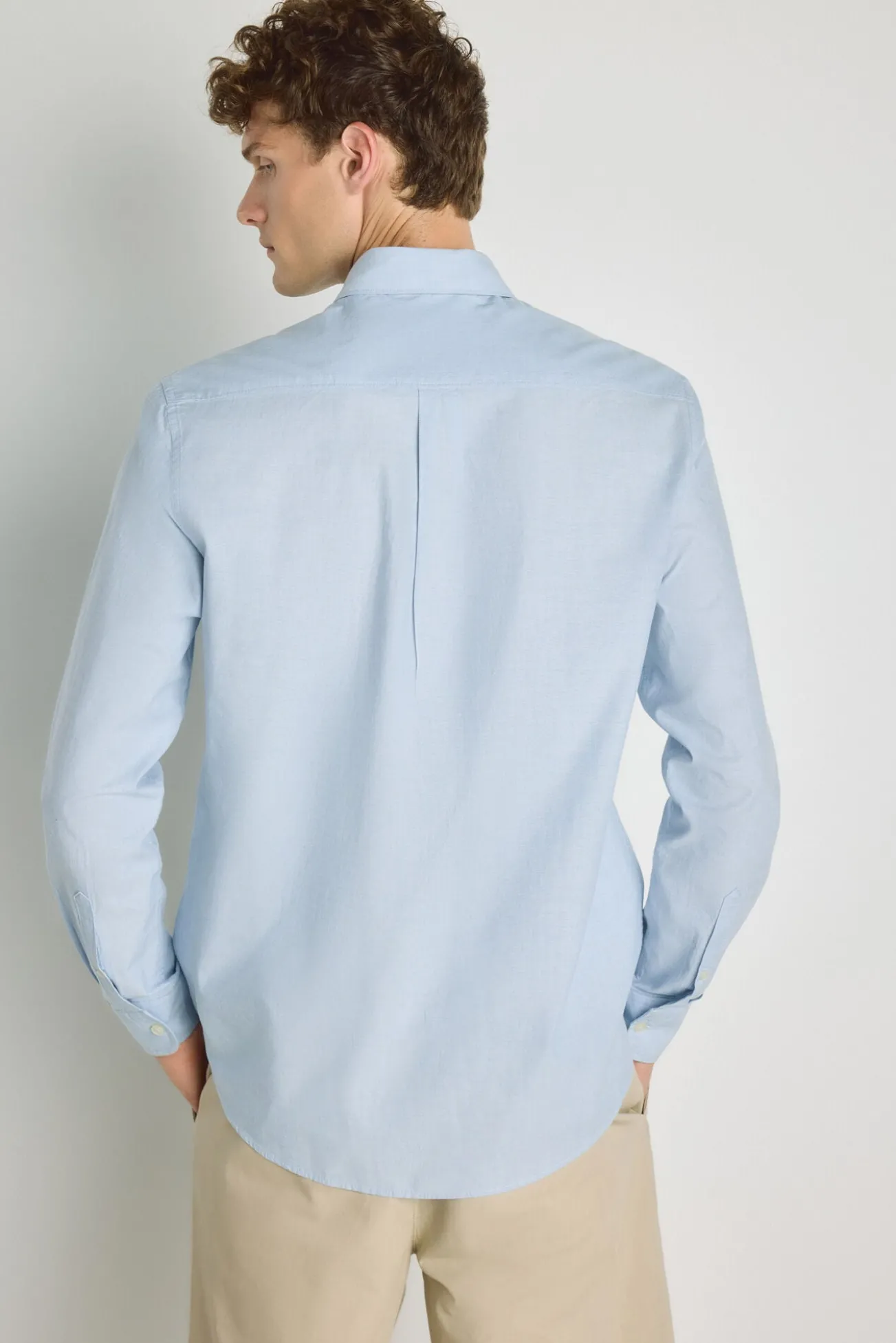 Camisa de manga comprida estruturada