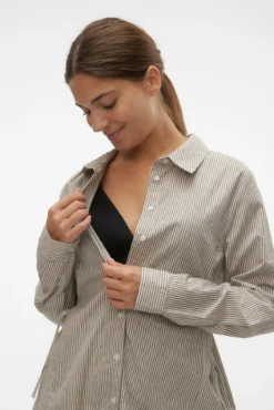 Camisa de manga comprida maternity