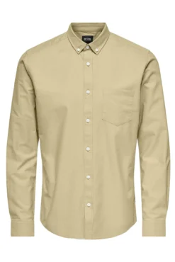 Camisa de manga comprida Oxford