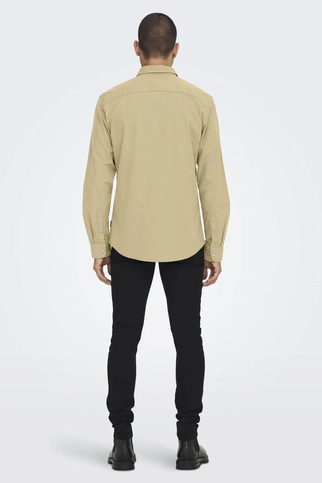 Camisa de manga comprida Oxford