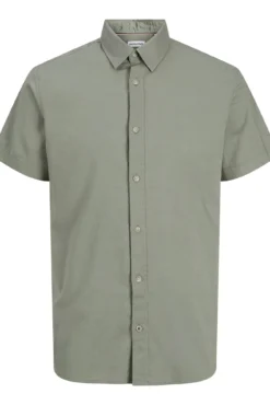 Camisa de manga curta com ajuste relaxado