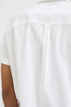 Camisa de manga curta com ajuste relaxado