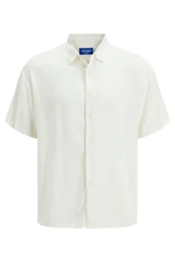 Camisa de manga curta com ajuste relaxado