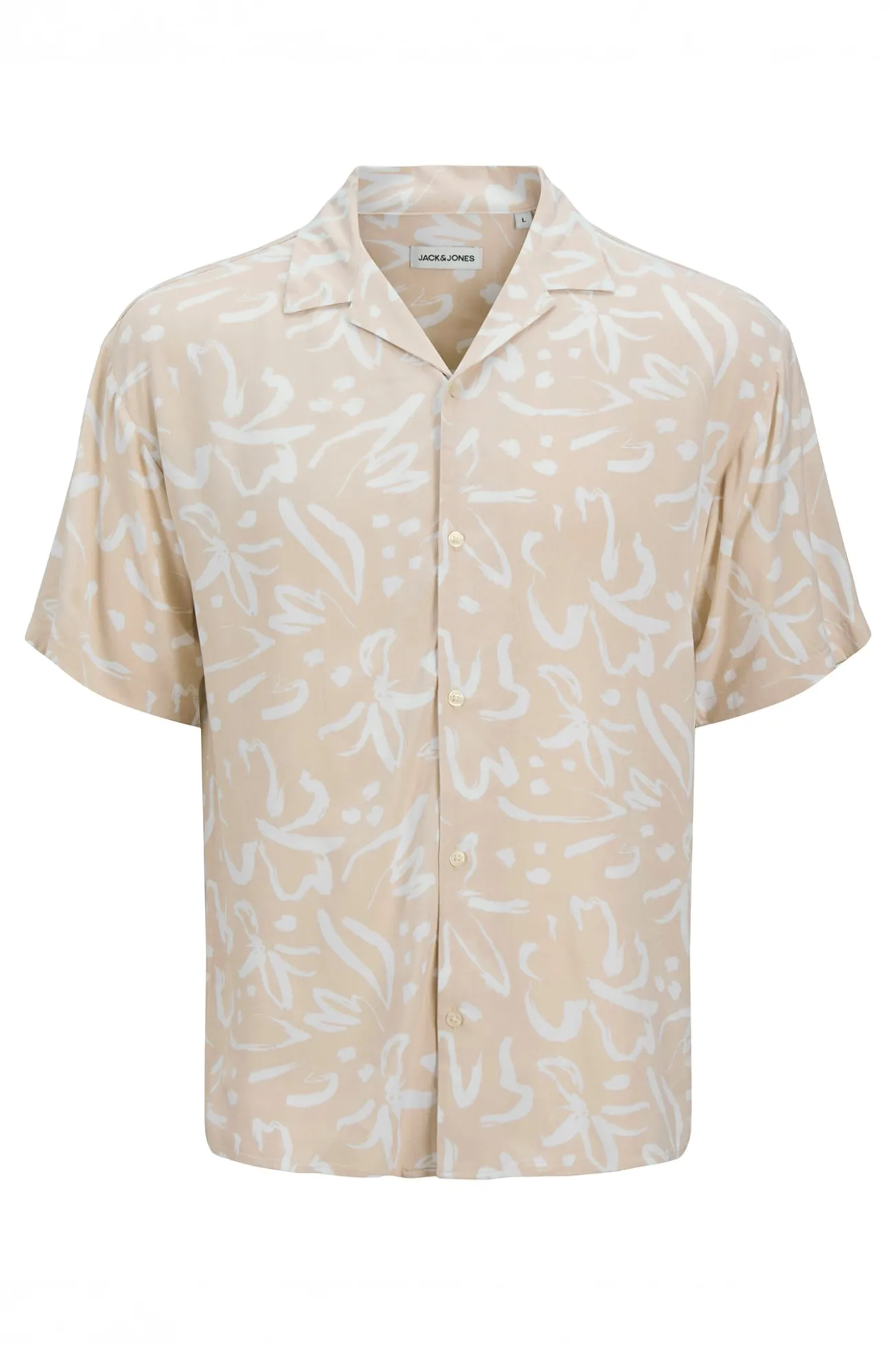 Camisa de manga curta com ajuste relaxado