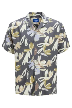 Camisa de manga curta com ajuste relaxado