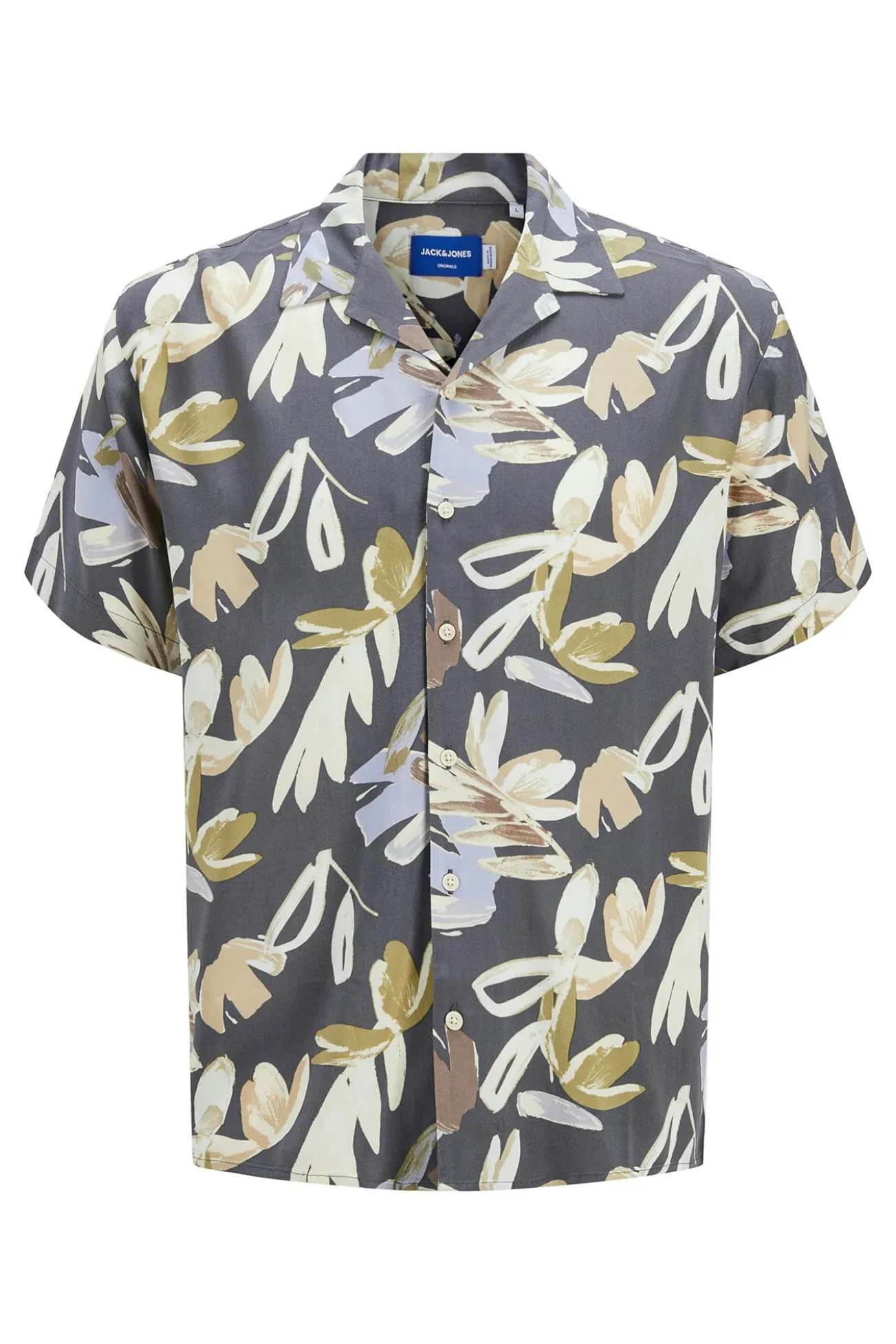 Camisa de manga curta com ajuste relaxado