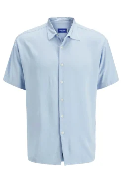 Camisa de manga curta com ajuste relaxado