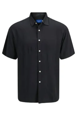 Camisa de manga curta com ajuste relaxado