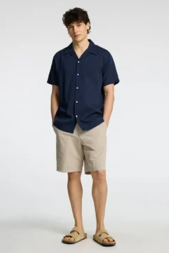 Camisa de manga curta de algodão orgânico