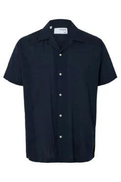 Camisa de manga curta de algodão orgânico