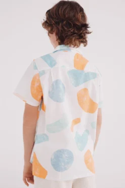 Camisa de manga curta para menino