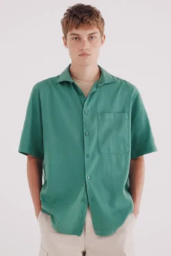 Camisa de manga curta Tencel