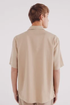 Camisa de manga curta Tencel