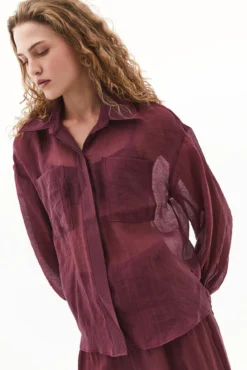 Camisa de mangas bufantes