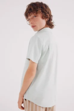 Camisa de menino texturizada