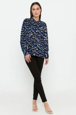 Camisa de mulher estampada