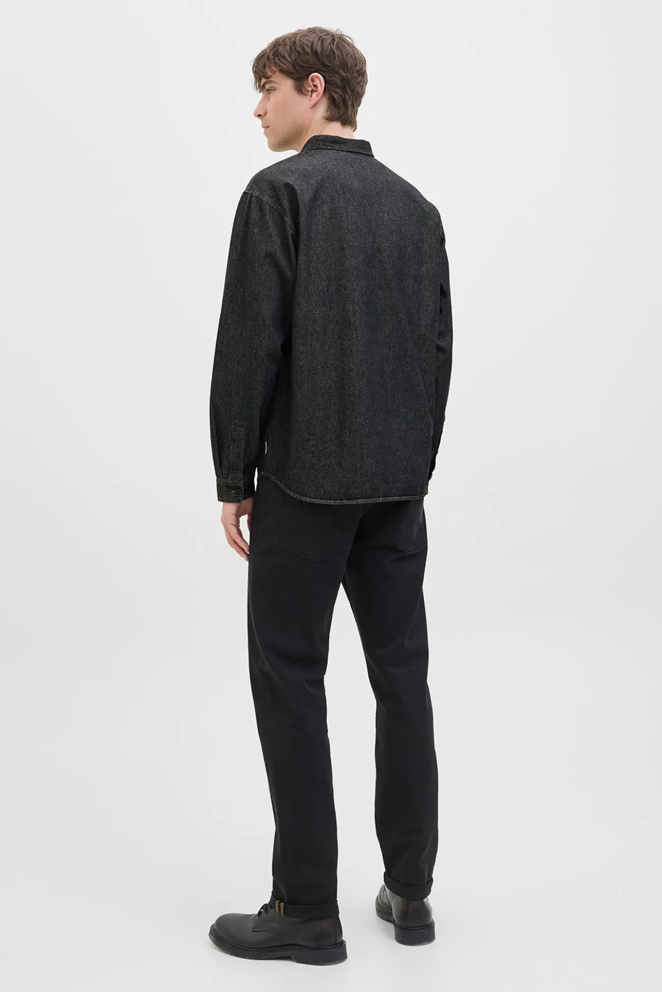 Camisa denim de corte regular