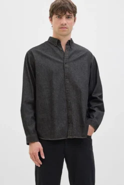 Camisa denim de corte regular