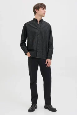 Camisa denim de corte regular