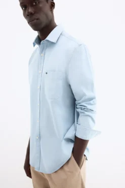Camisa denim de tecido italiano
