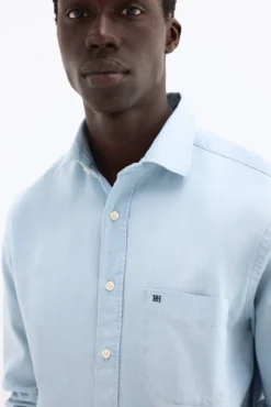 Camisa denim de tecido italiano