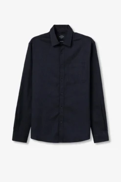 Camisa de popeline normal