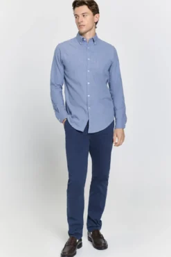 Camisa de sarja com corte relaxado