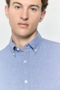 Camisa de sarja com corte relaxado