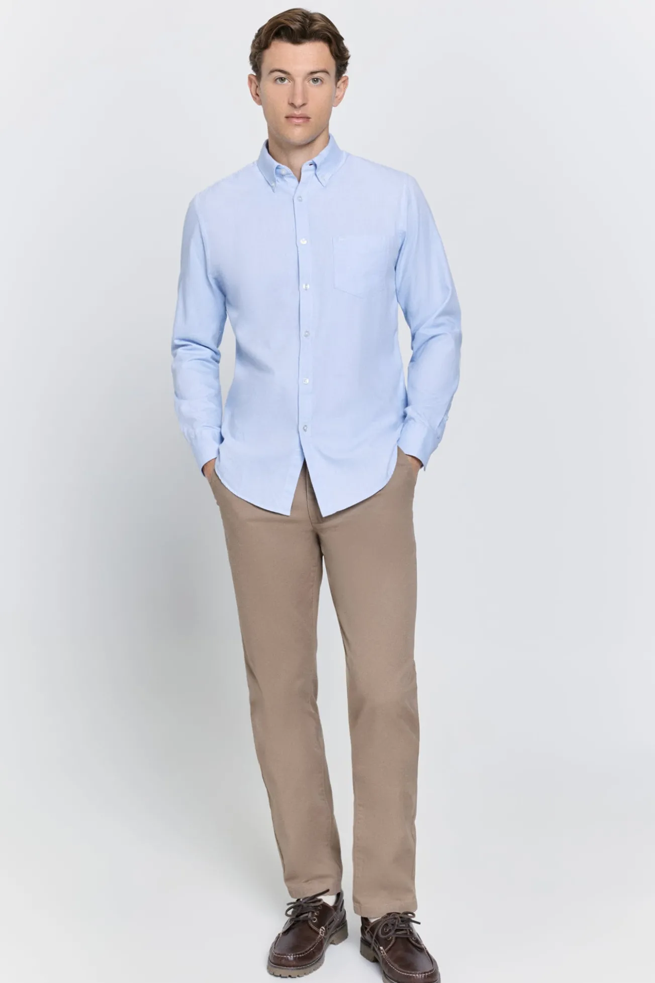 Camisa de sarja com corte relaxado