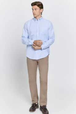 Camisa de sarja com corte relaxado