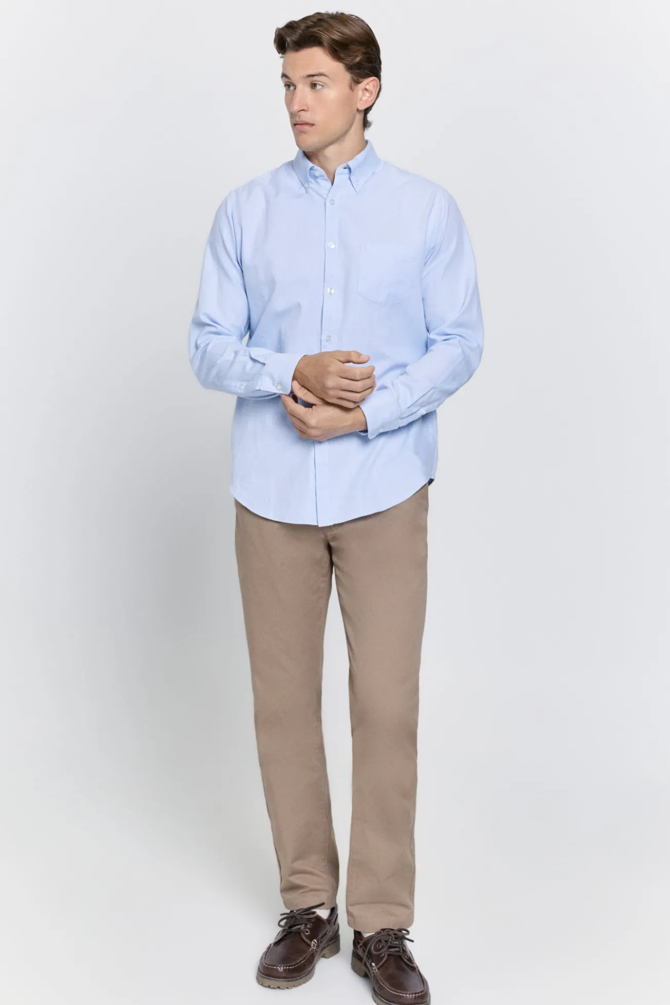 Camisa de sarja com corte relaxado