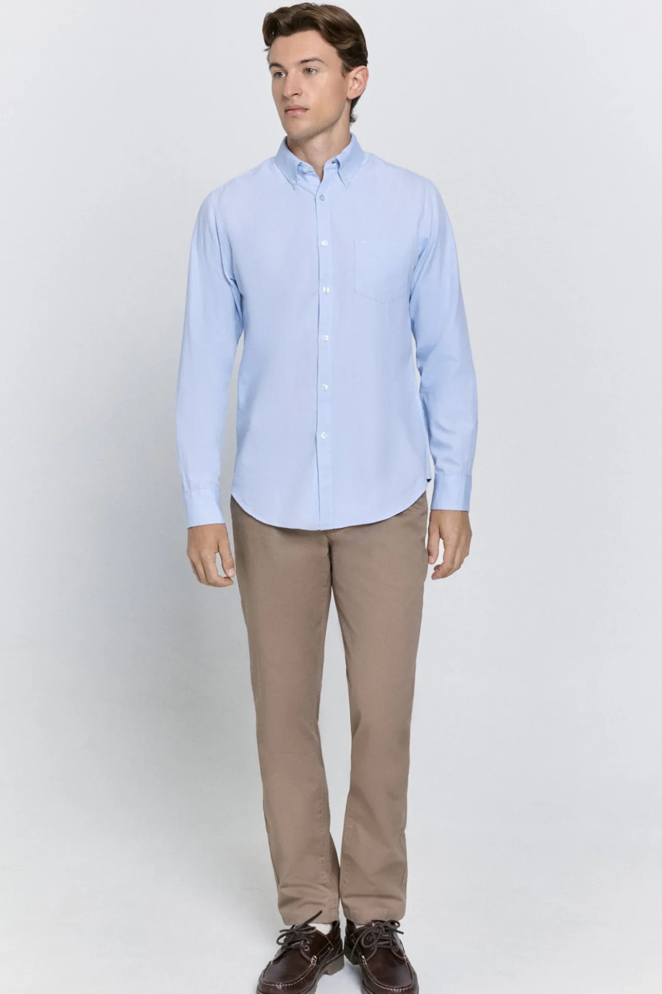 Camisa de sarja com corte relaxado