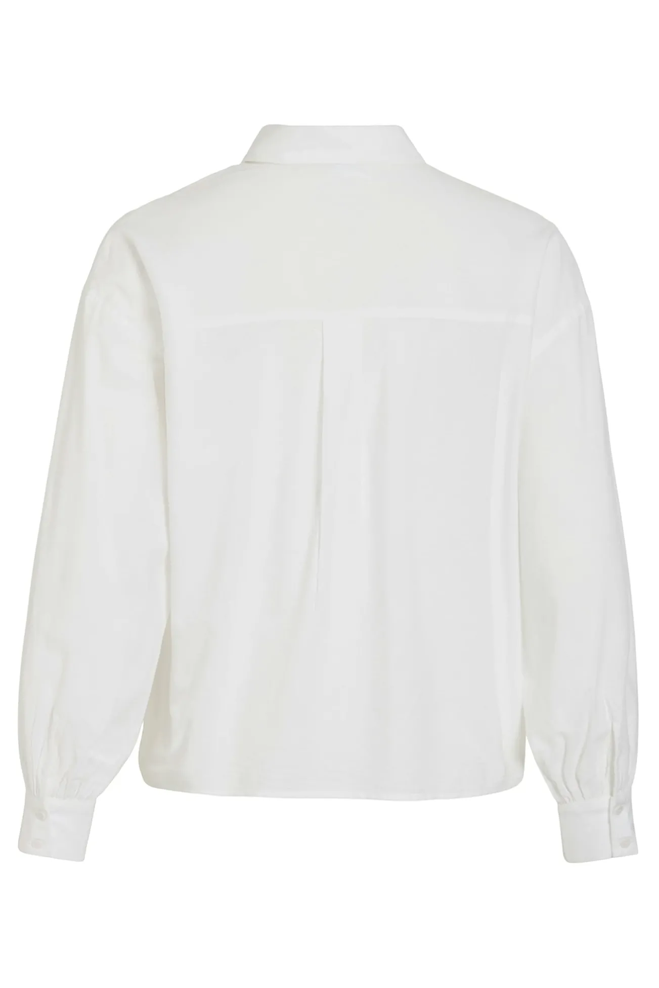 Camisa de viscose e algodão com renda