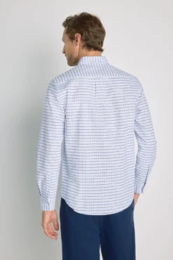 Camisa de xadrez manga comprida