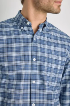 Camisa de xadrez manga comprida