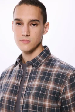 Camisa de xadrez melange