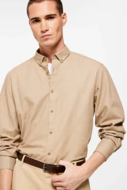 Camisa dobby cor