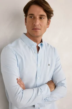 Camisa esportiva estampado Oxford