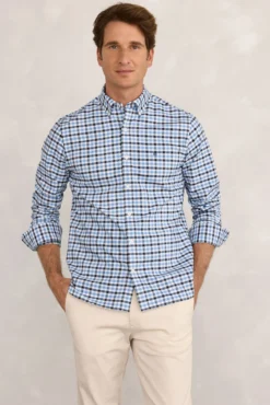 Camisa esportiva xadrez