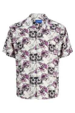 Camisa estampada com corte descontraído