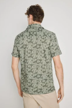 Camisa estampada de manga curta