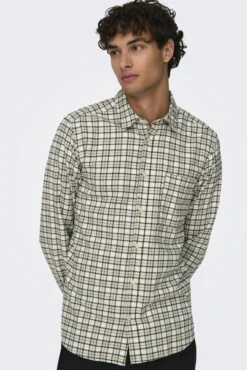 Camisa estampado quadrados