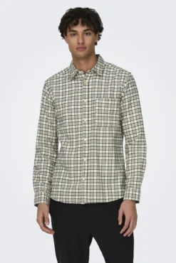 Camisa estampado quadrados