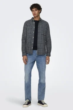 Camisa estampado quadrados